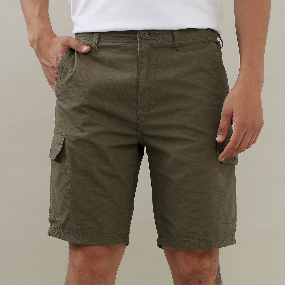 DOO AUSTRALIA - Short Jean 100% Algodón Casual Hombre Doo Australia