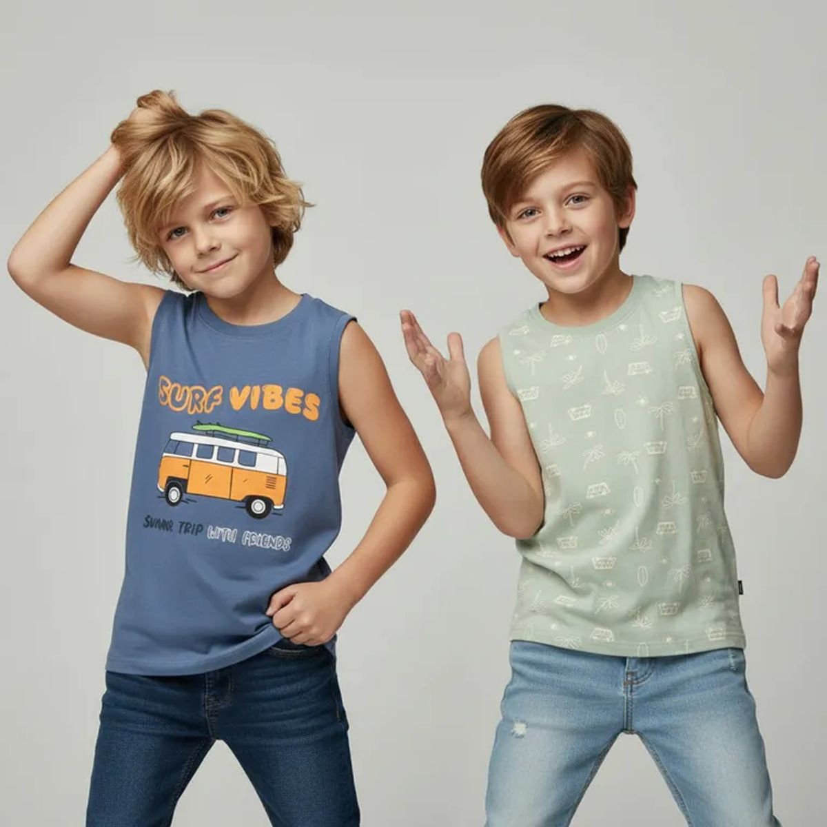 YAMP - Polo Niño Pack X2 Algodón Yamp