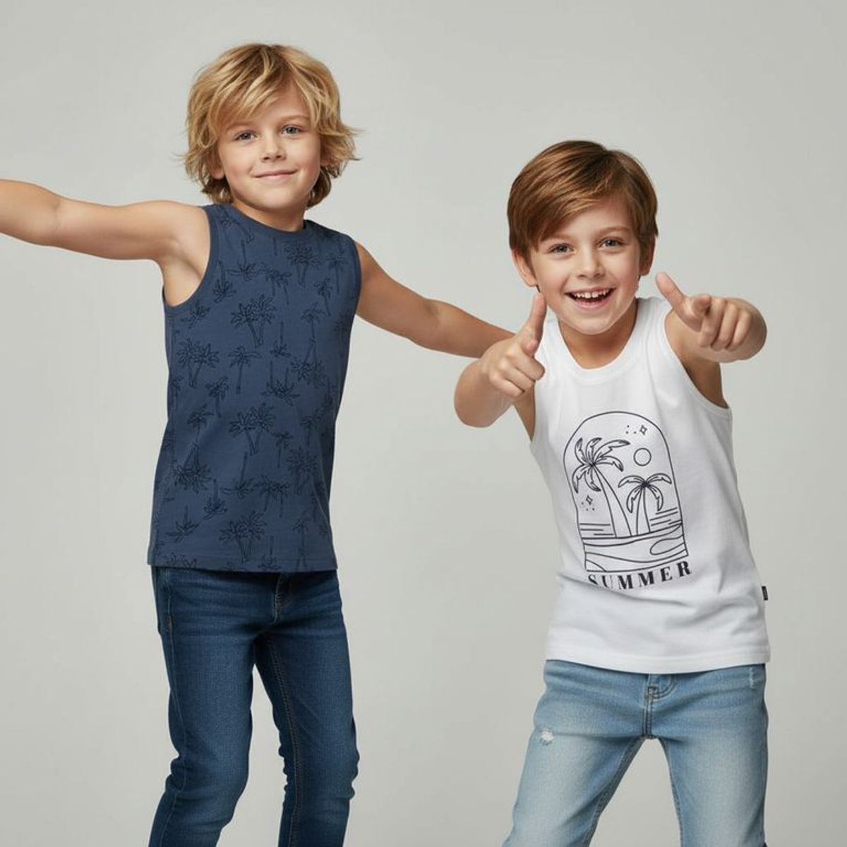 YAMP - Polo Niño Pack X2 Algodón Yamp