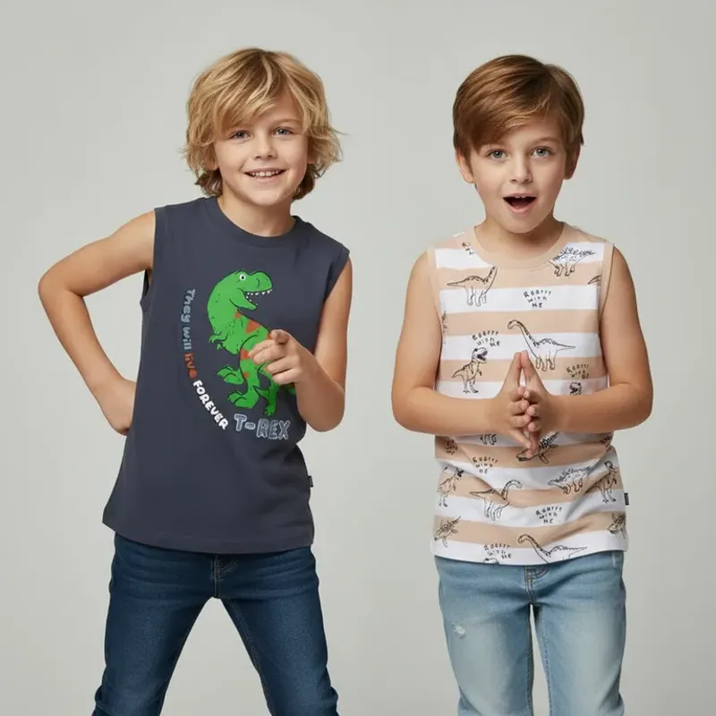 YAMP - Polo Niño Pack X2 Algodón Yamp