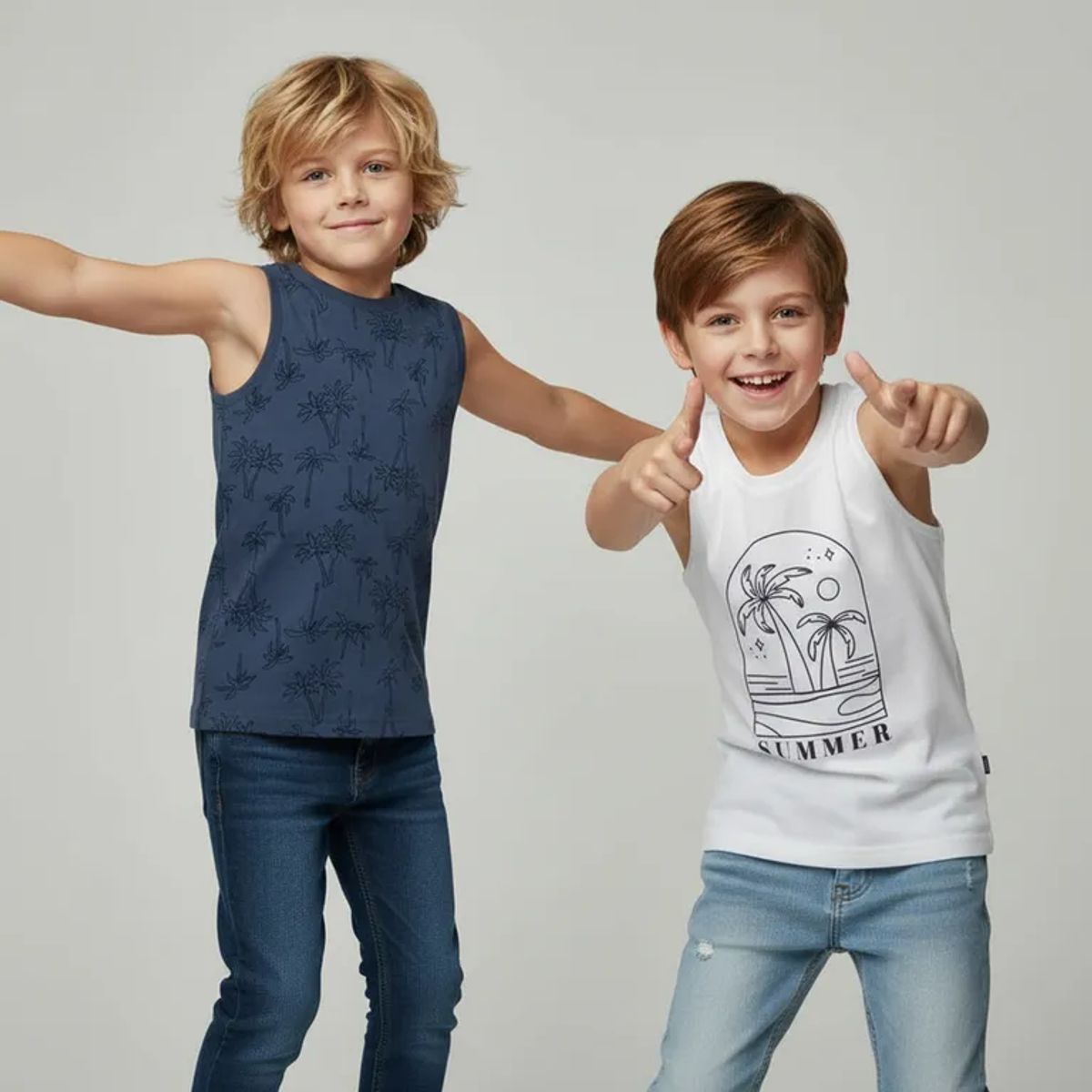 YAMP - Polo Niño Pack X2 Algodón Yamp