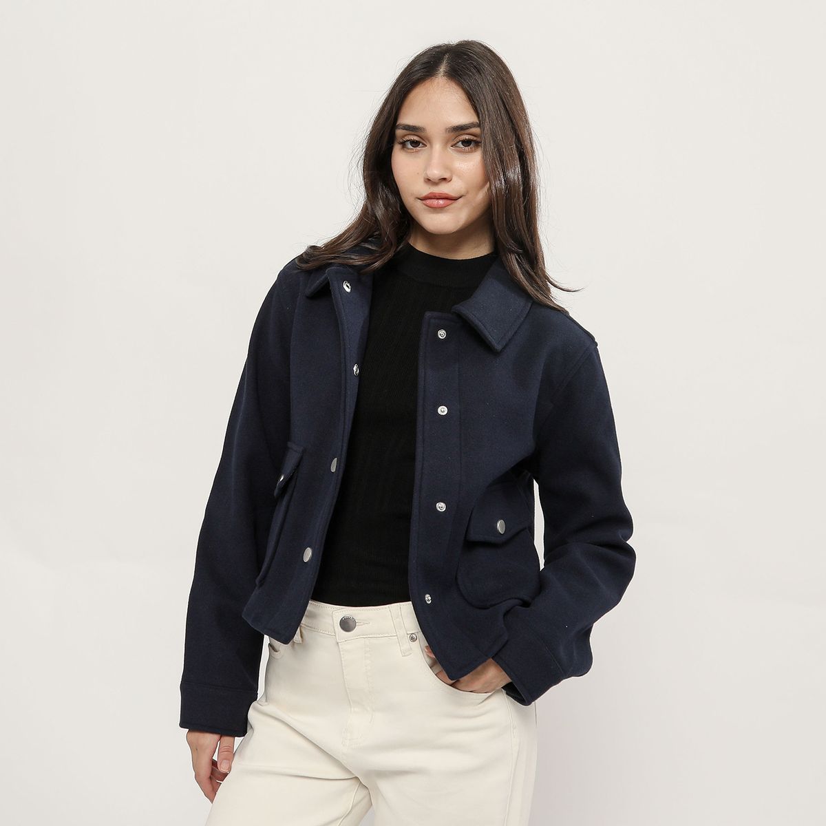 SYBILLA - Casaca Trucker Mujer Sybilla