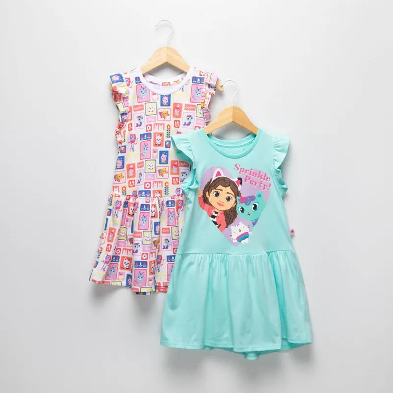 LA CASA DE GABBY - Vestido Niña Pack X2 Gabbys Dollhouse