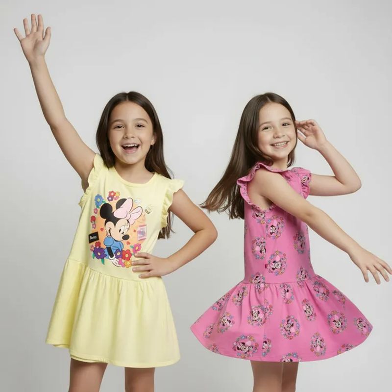 MINNIE - Vestido Niña Pack X2 Minnie