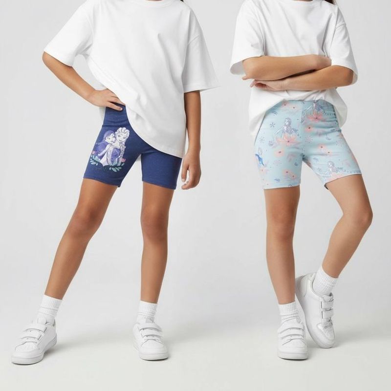 FROZEN - Legging Niña Pack X2 Algodón Frozen