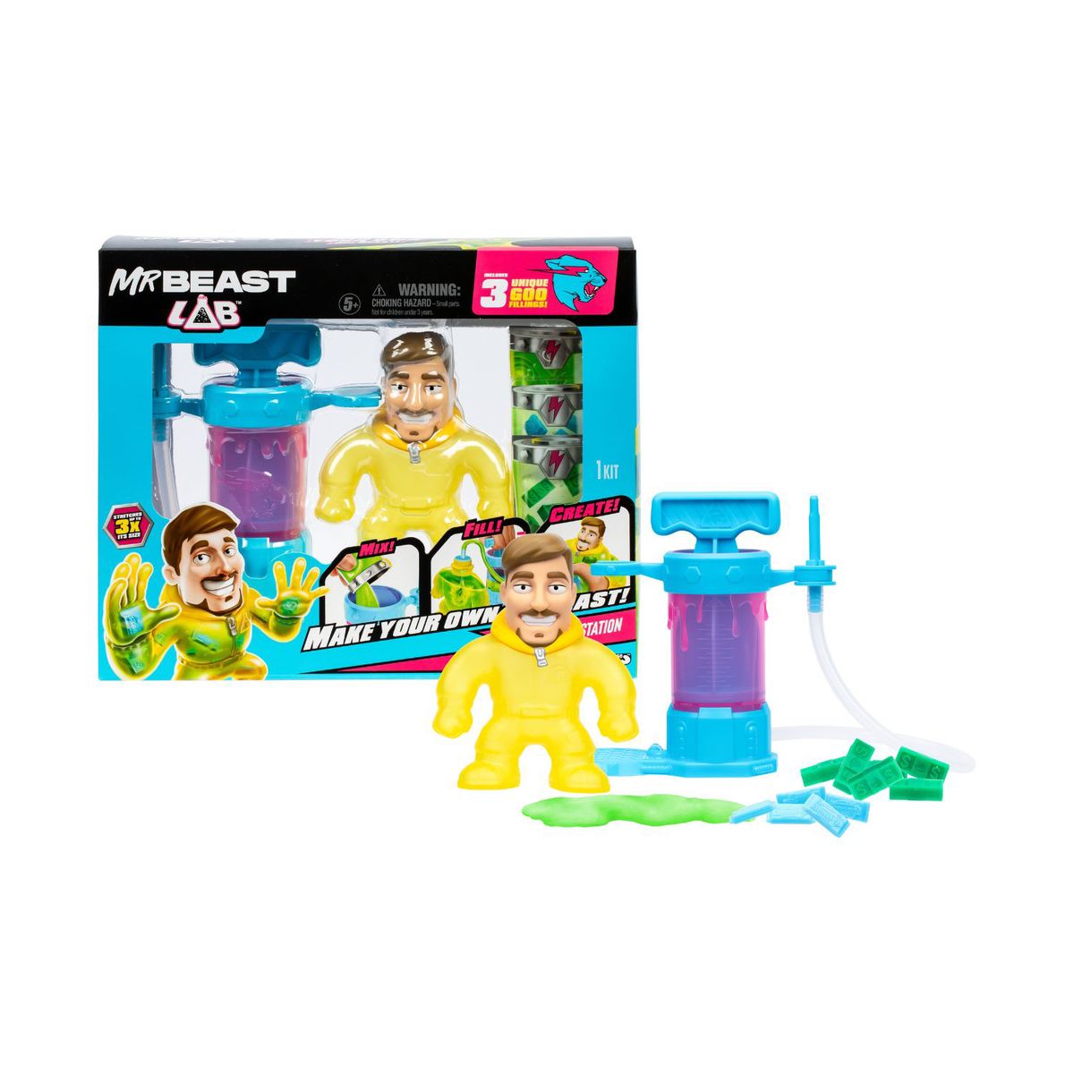 MR BEAST LAB - Lab Set Creador De Héroes Mr Beast