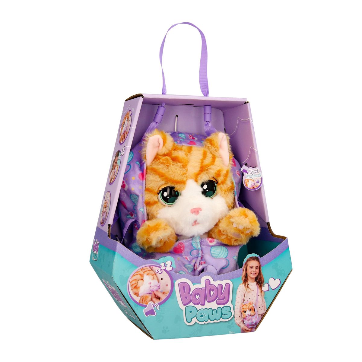  - Peluche Interactivo Gato Baby Paws