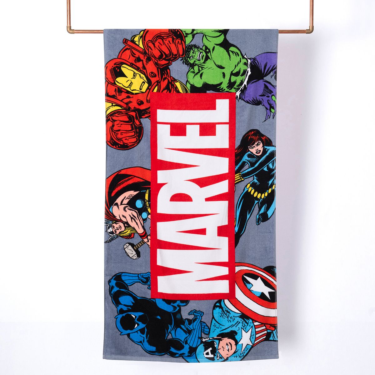 MARVEL - Toalla de Playa Infantil Marvel 70x140 Cm