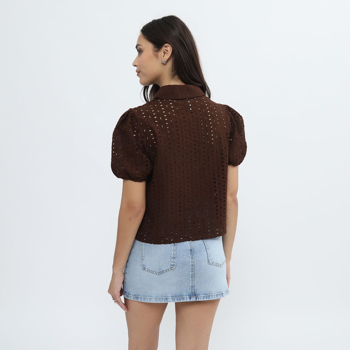 SYBILLA - Blusa Manga Corta Mujer Sybilla