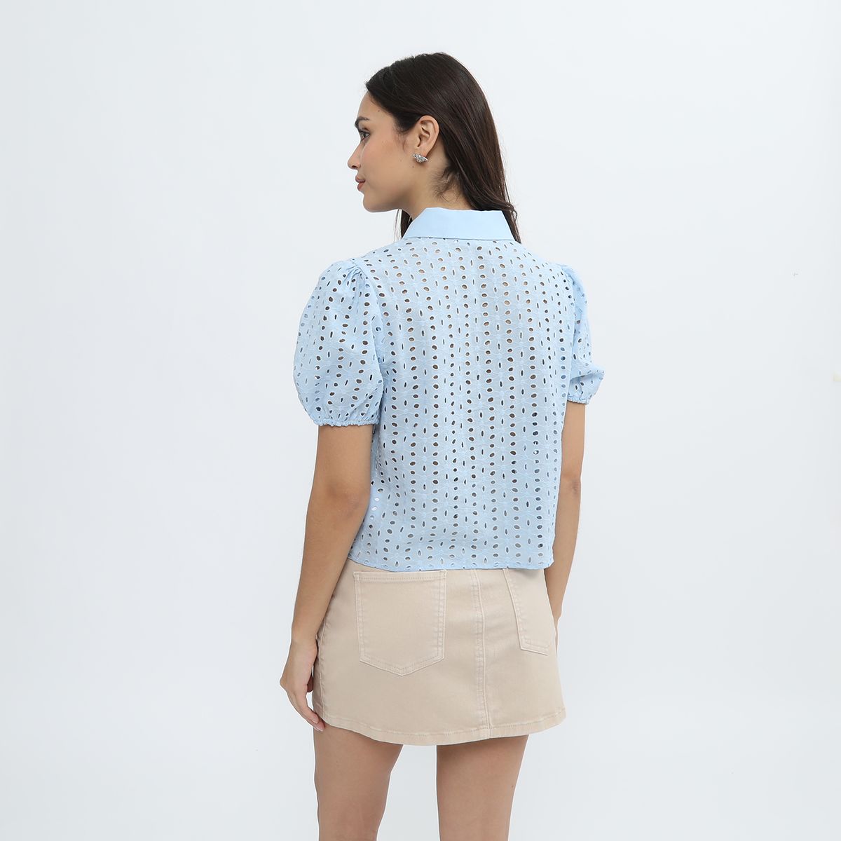 SYBILLA - Blusa Manga Corta Mujer Sybilla