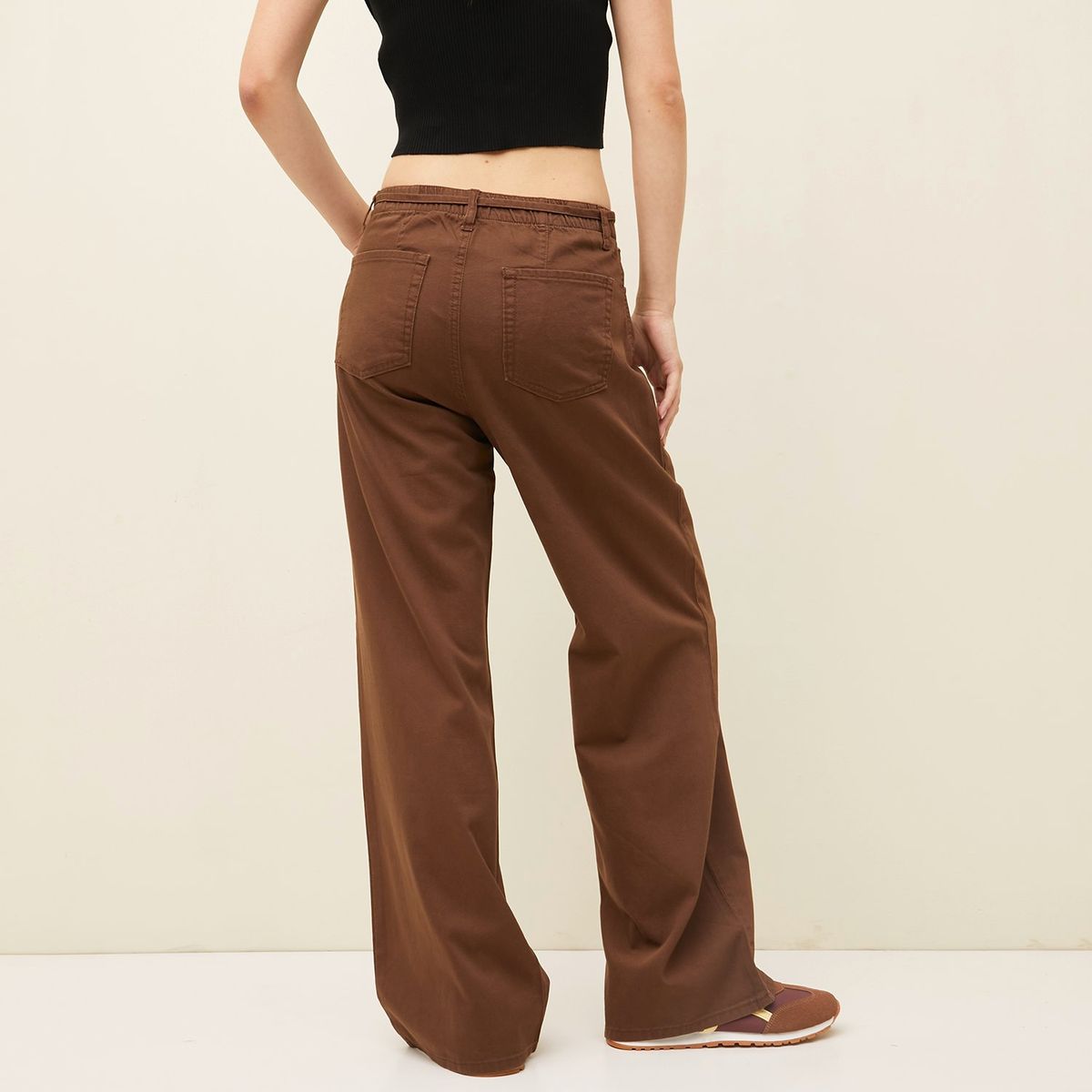 SYBILLA - Pantalón Wide Leg Mujer Sybilla
