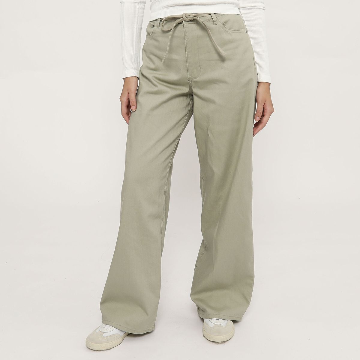 SYBILLA - Pantalón Wide Leg Mujer Sybilla