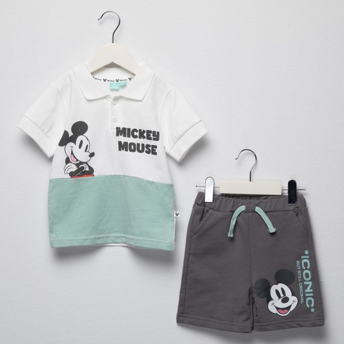 DISNEY - Conjunto Bebé Niño Algodón Mickey Mouse