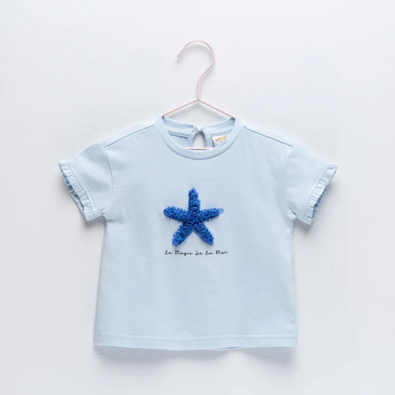 YAMP - Polo Manga Corta Bebé Niña Algodón Yamp