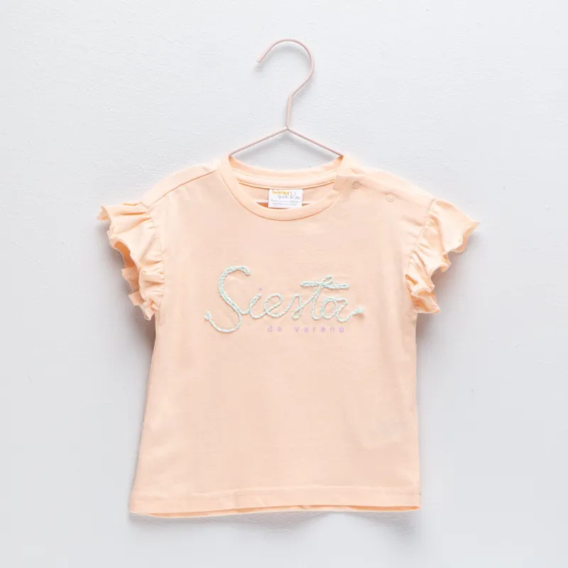 YAMP - Polo Manga Corta Bebé Niña Algodón Yamp