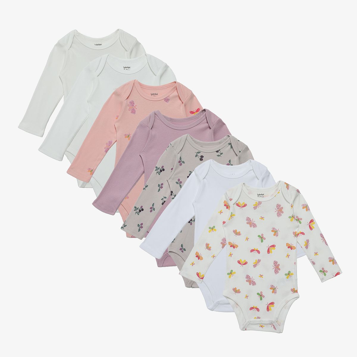 YAMP - Body Bebé Niña Pack X7 Yamp