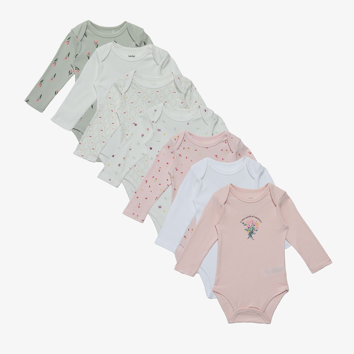 YAMP - Body Bebé Niña Pack X7 Yamp