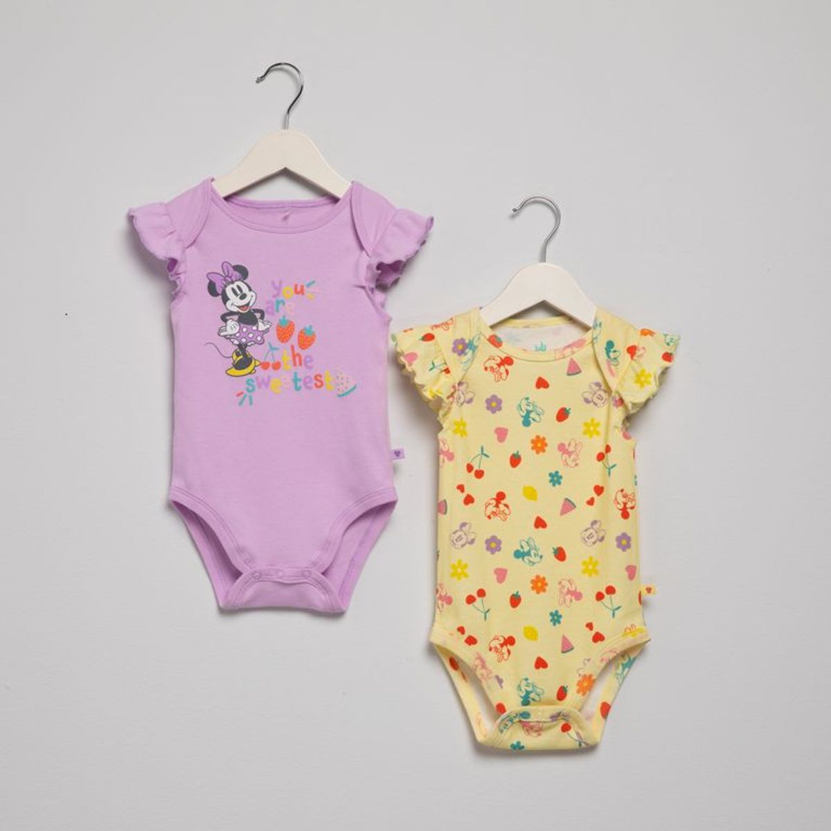 MINNIE - Body Bebé Niña Pack X2 Minnie