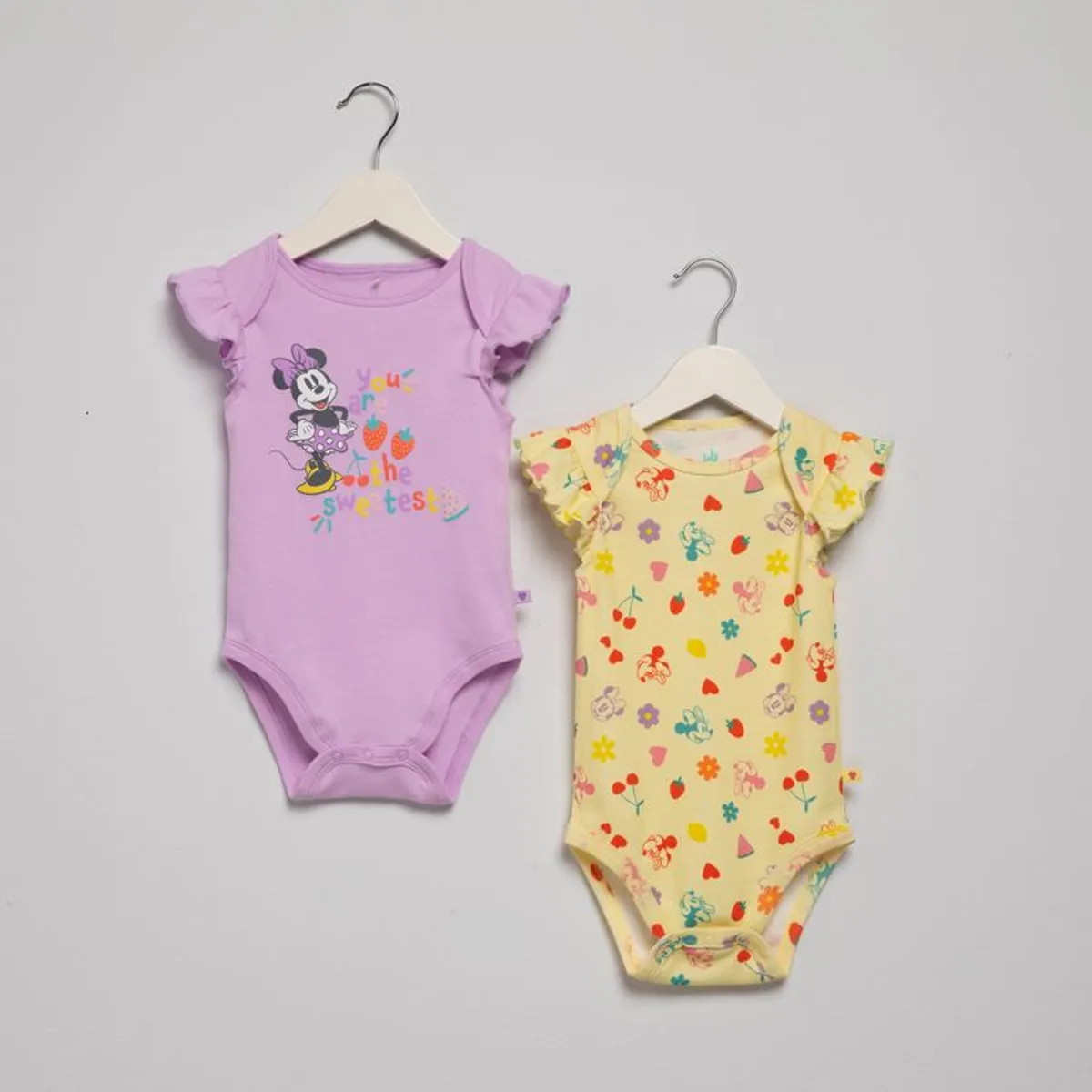 MINNIE - Body Bebé Niña Pack X2 Minnie