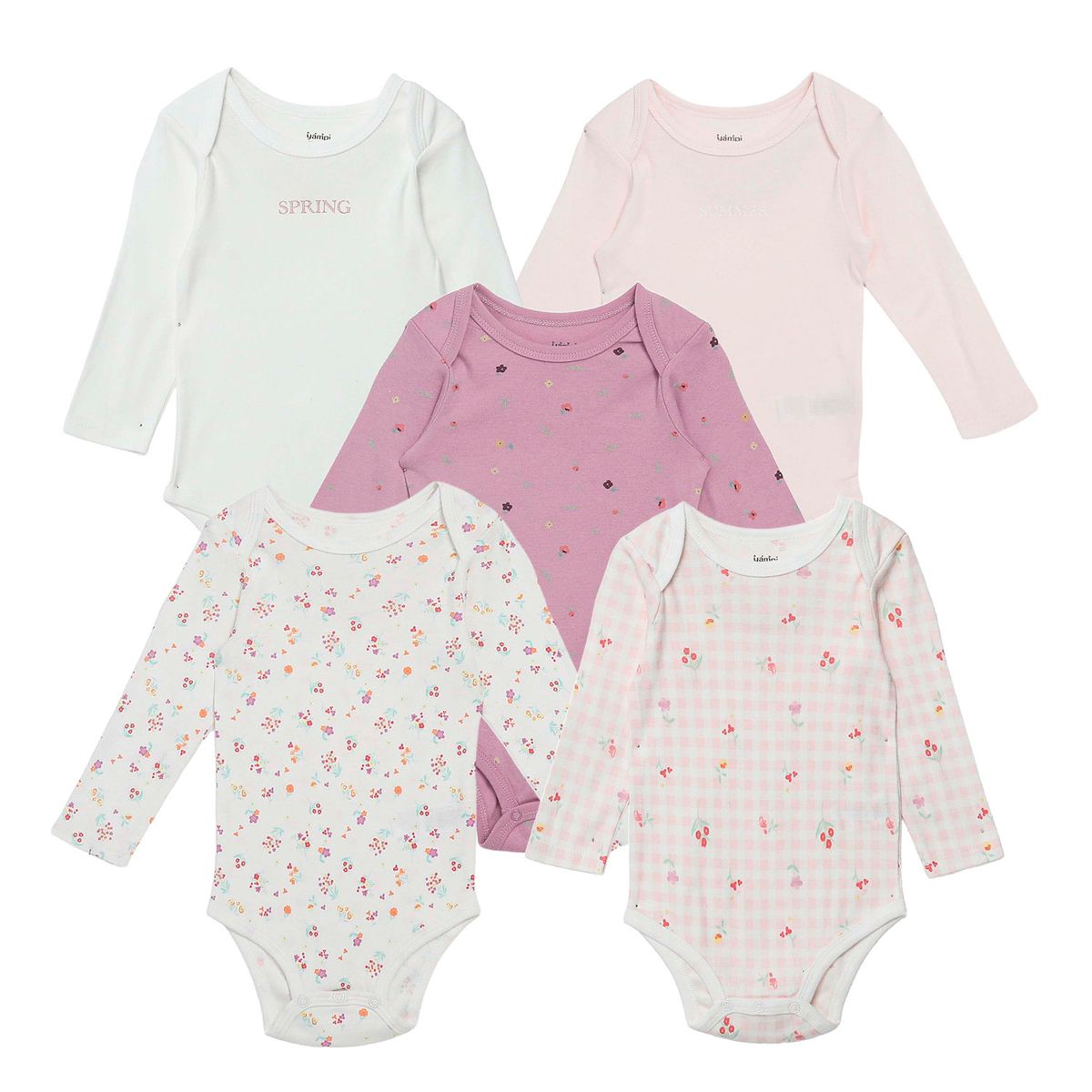 YAMP - Body Bebé Niña Pack X5 Yamp