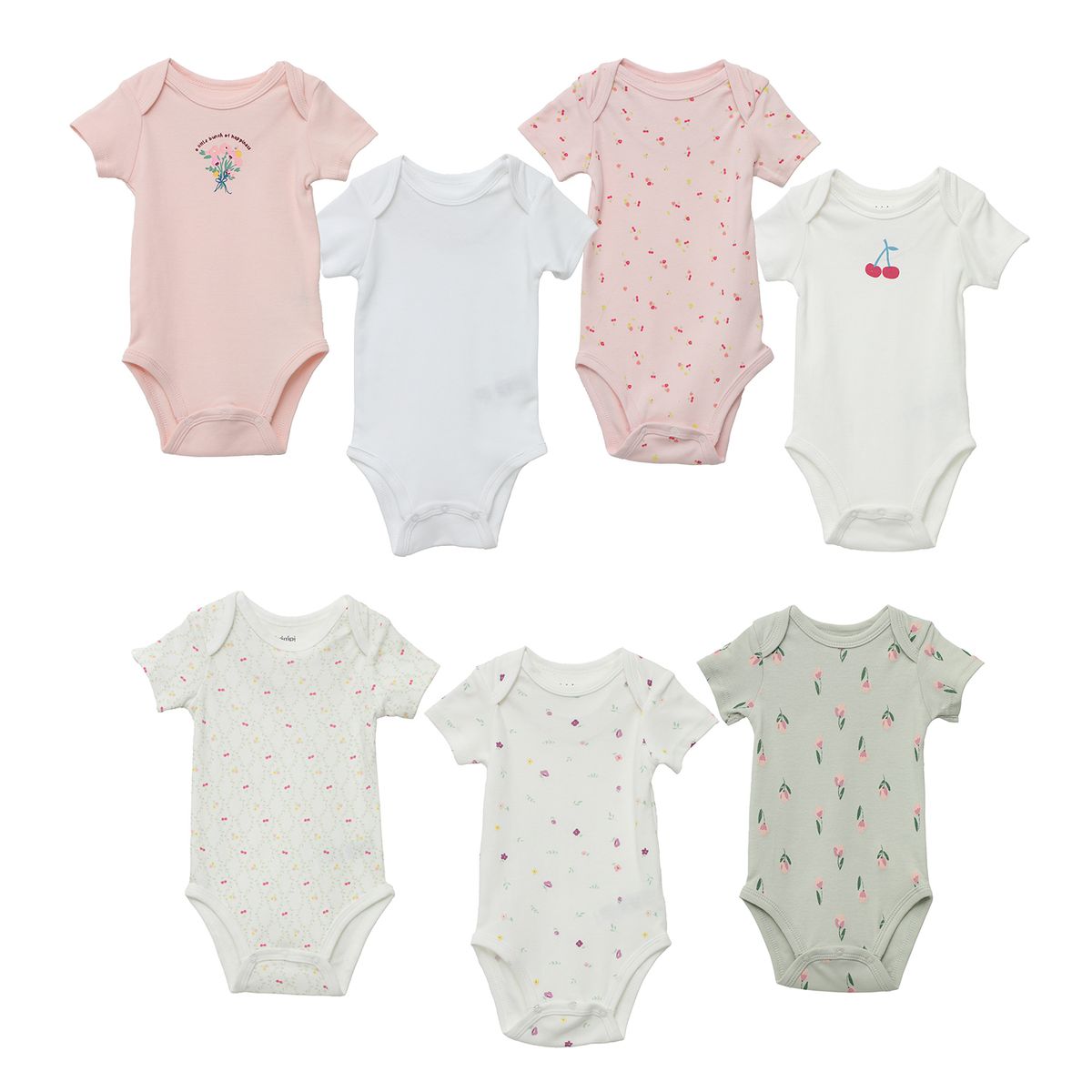 YAMP - Body Bebé Niña Pack X7 Yamp