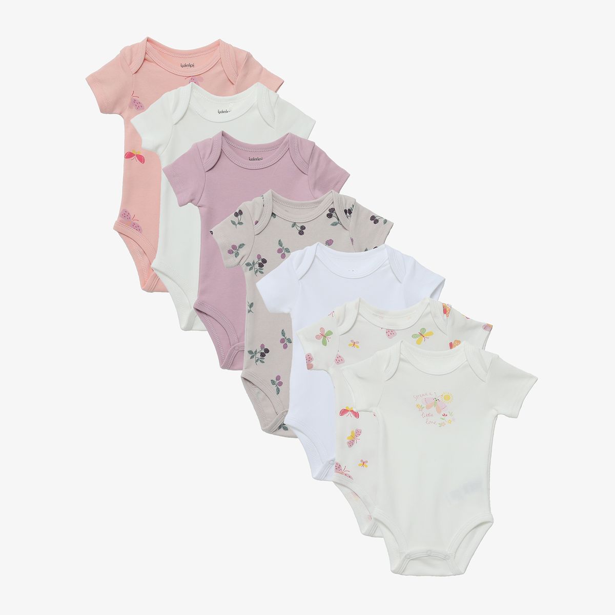 YAMP - Body Bebé Niña Pack X7 Yamp