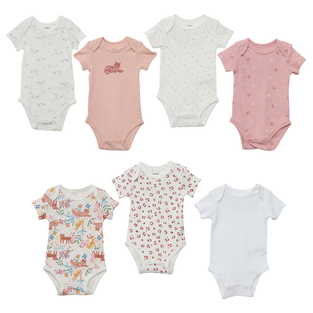 YAMP - Body Bebé Niña Pack X7 Yamp