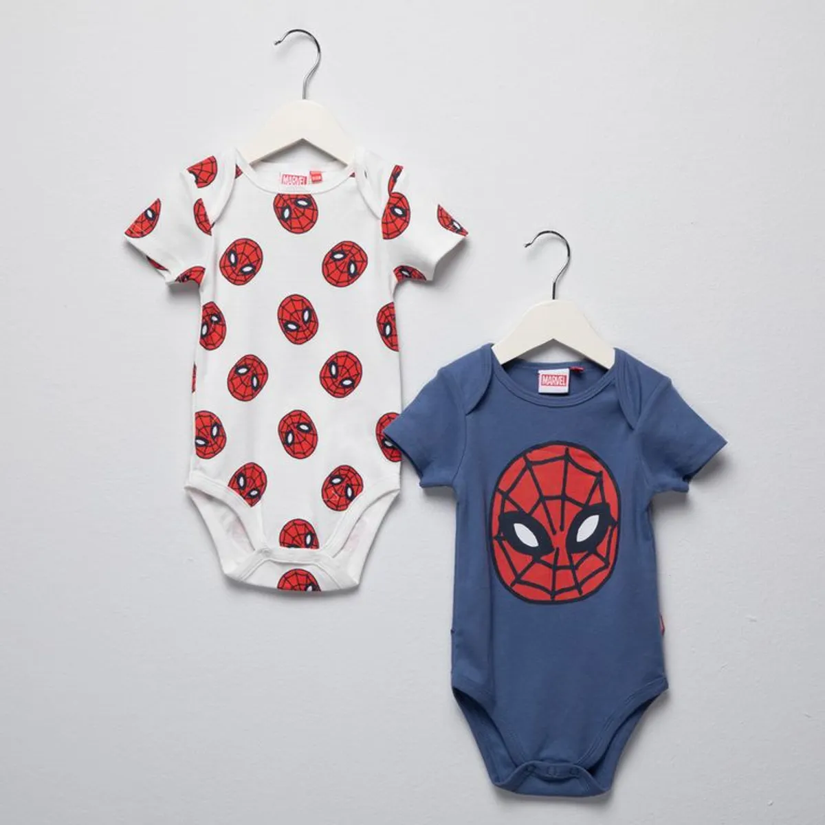 SPIDERMAN - Body Bebé Niño Pack X2 Spider-man