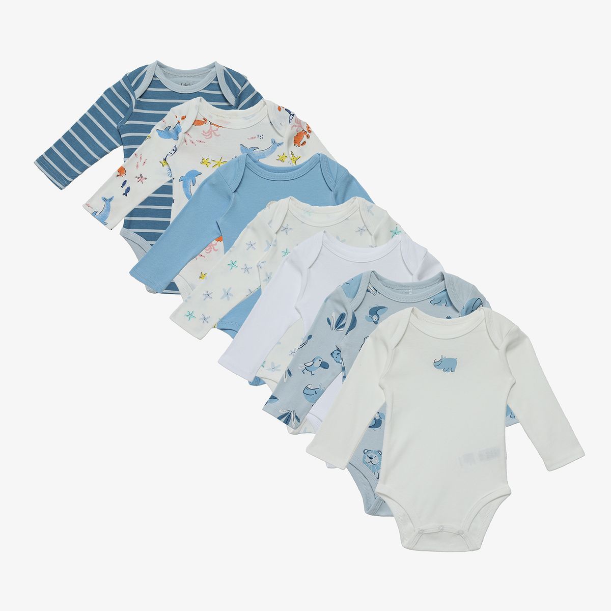 YAMP - Body Bebé Niño Pack X7 Yamp