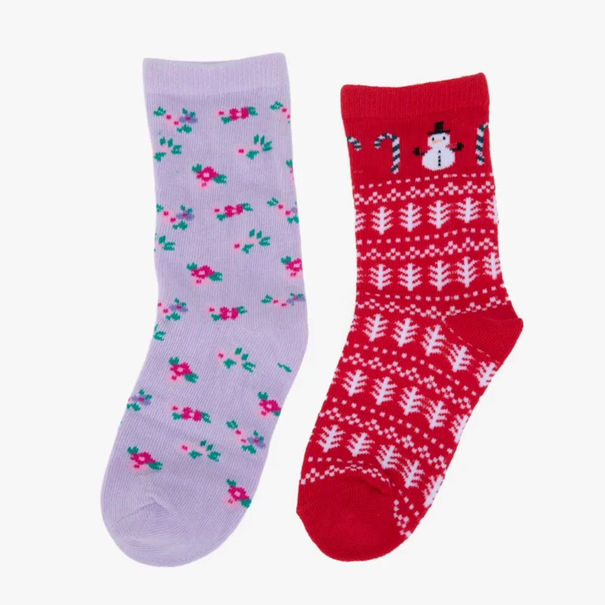 YAMP - Medias Niña Navidad Pack X2 Algodón Yamp