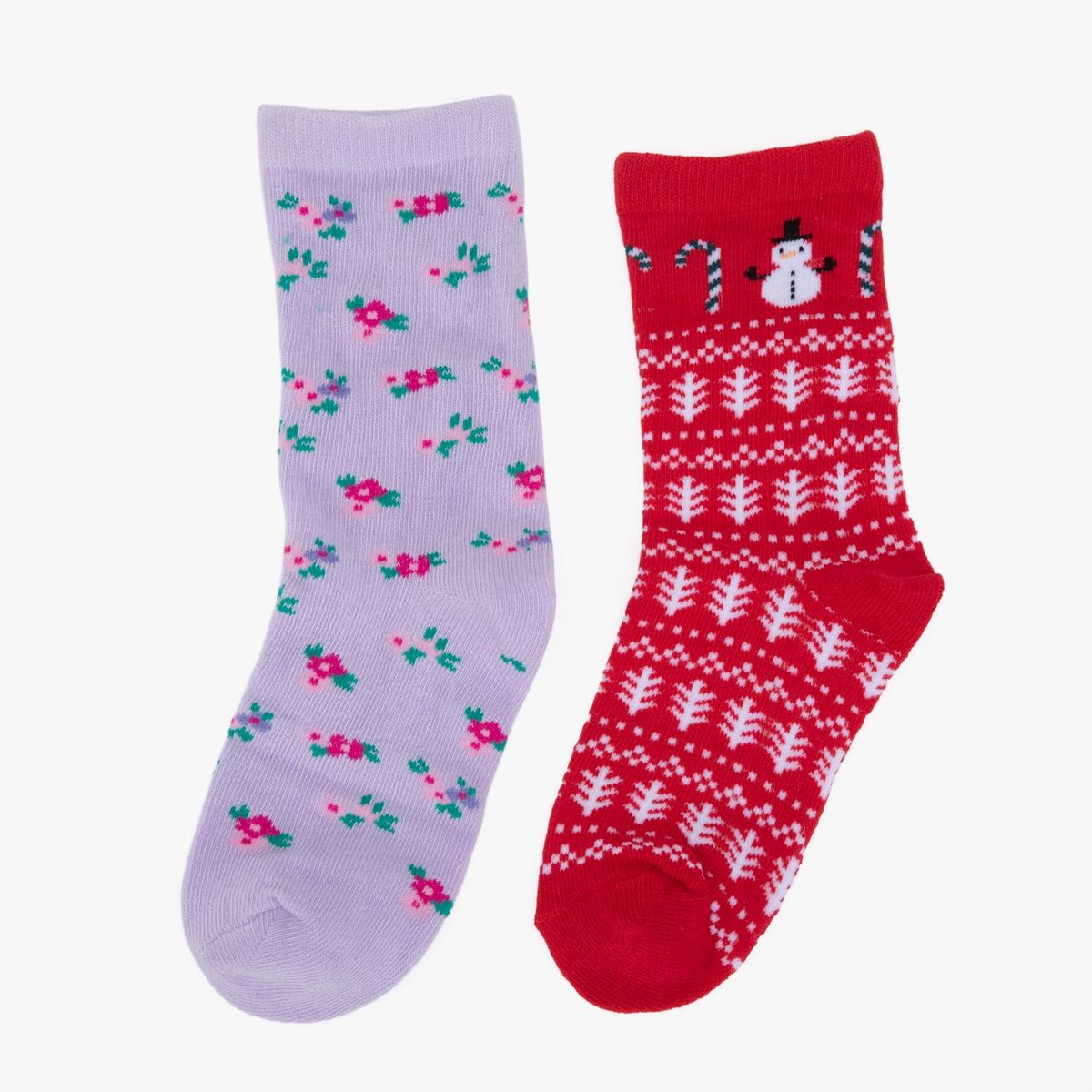 YAMP - Medias Niña Navidad Pack X2 Algodón Yamp