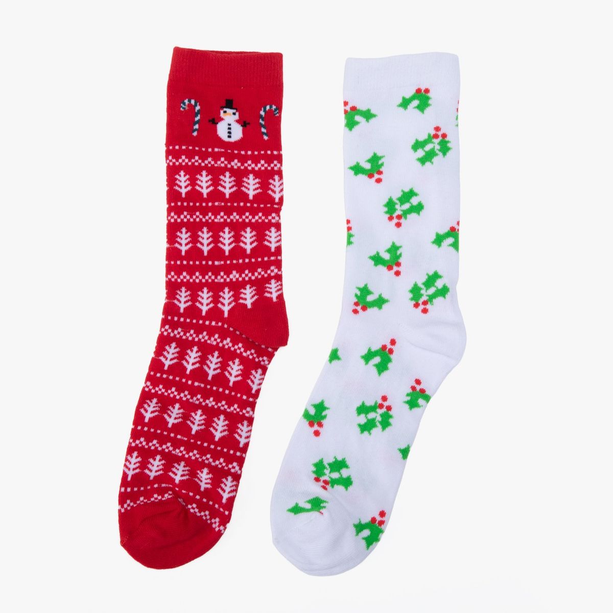 ELEVEN - Medias Niña Navidad Pack X2 Algodón Eleven