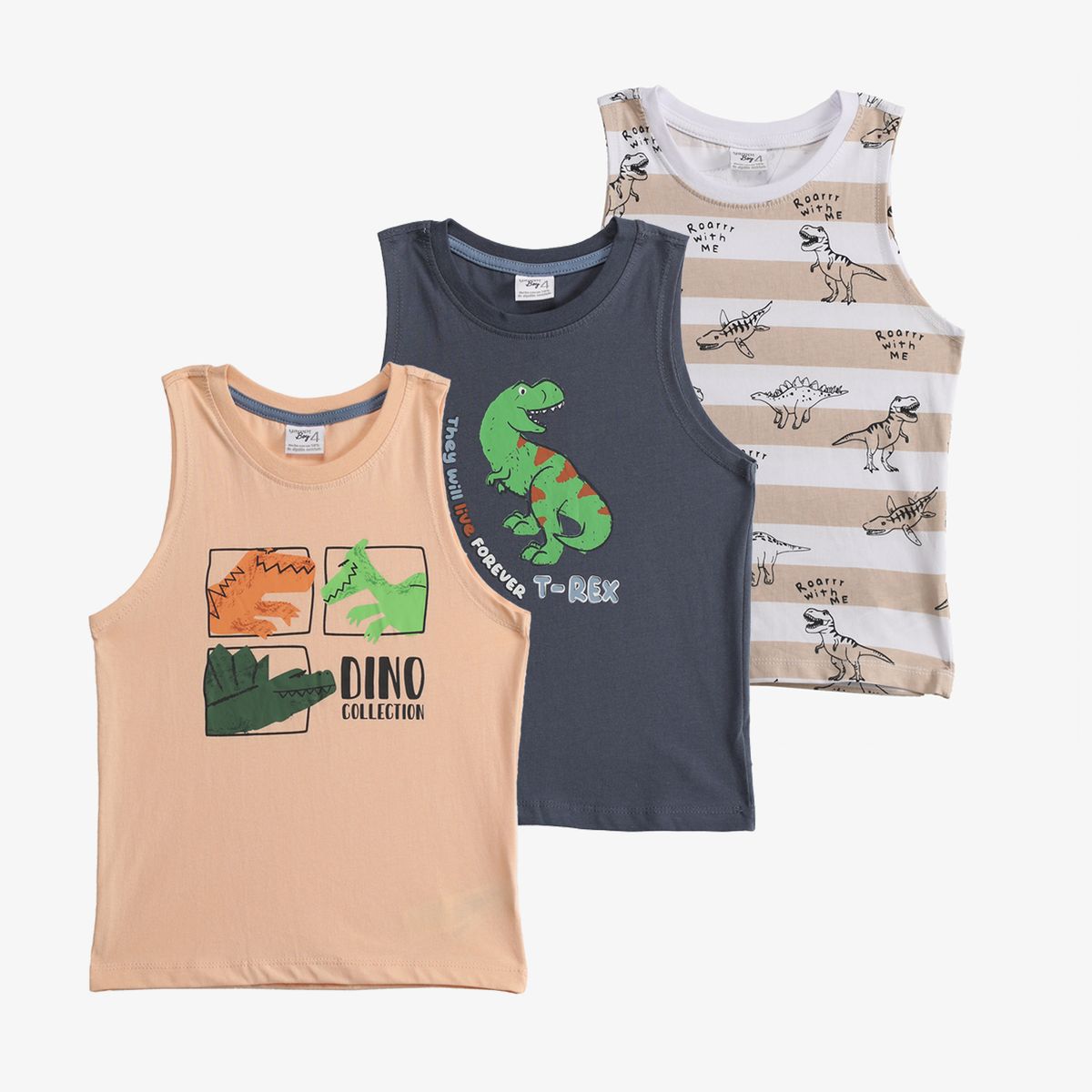 YAMP - Polo Niño Pack X3 Algodón Yamp