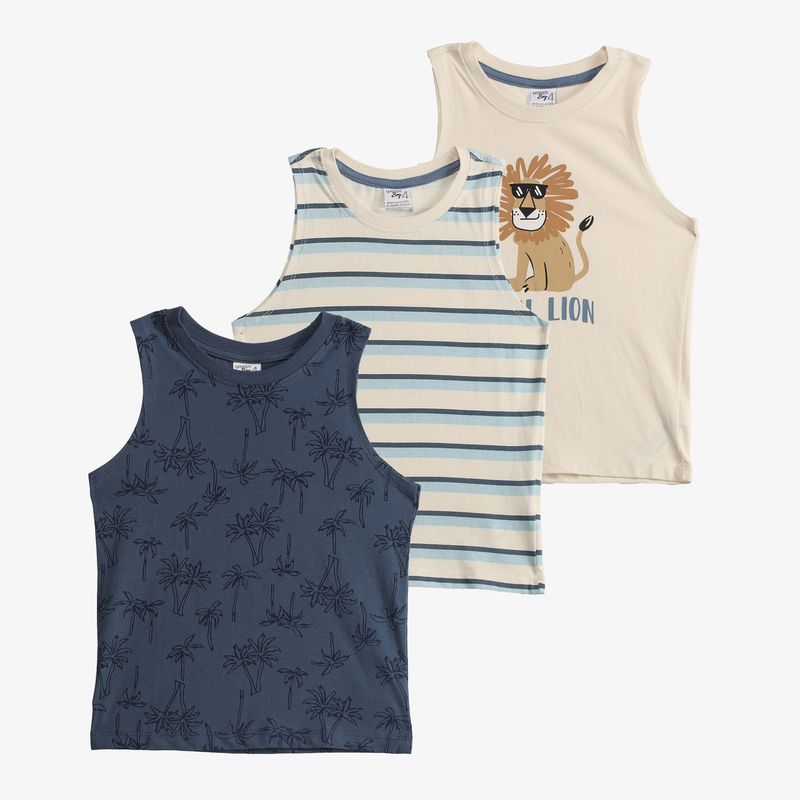 YAMP - Polo Niño Pack X3 Algodón Yamp