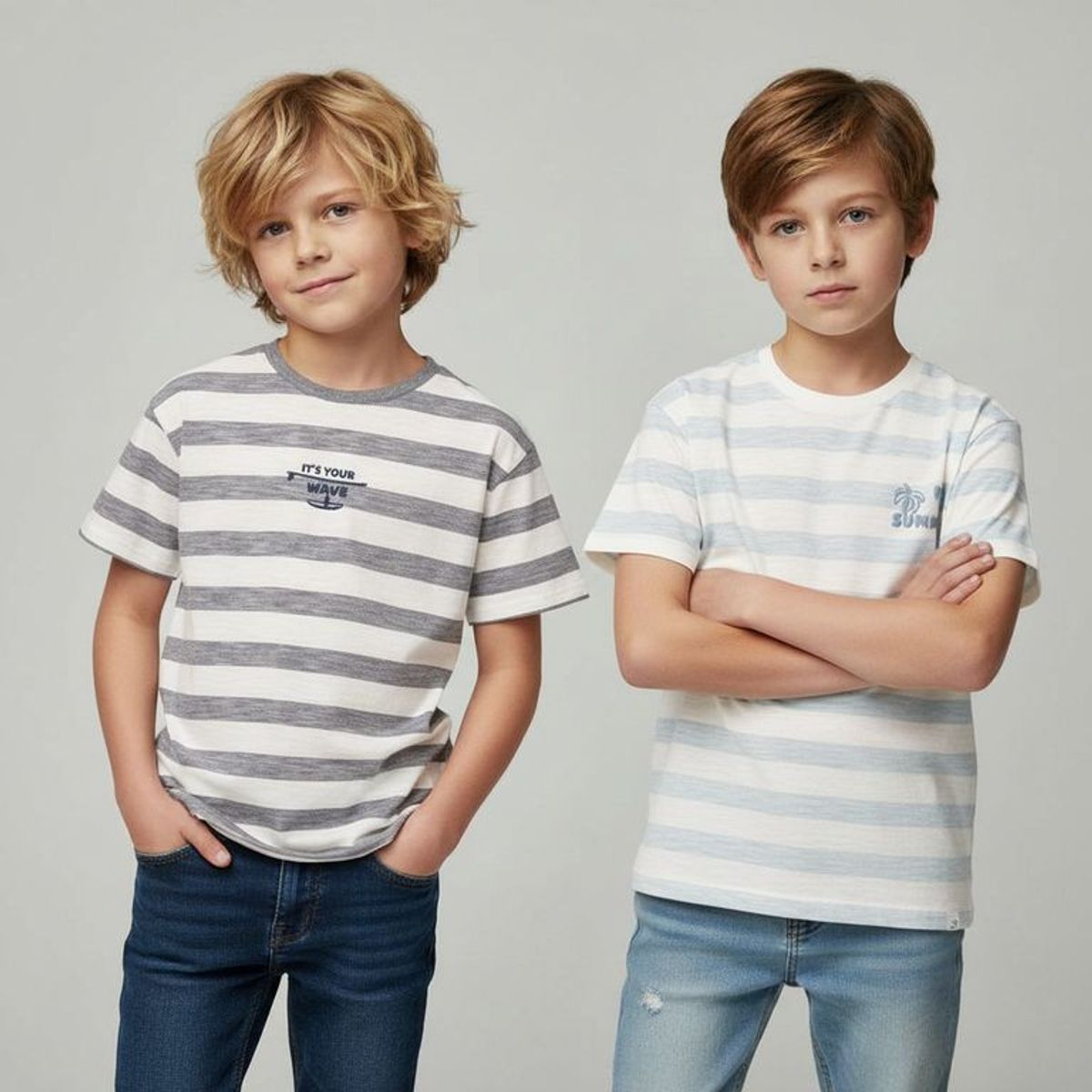 YAMP -  polo Niño Pack X2 Algodón Yamp