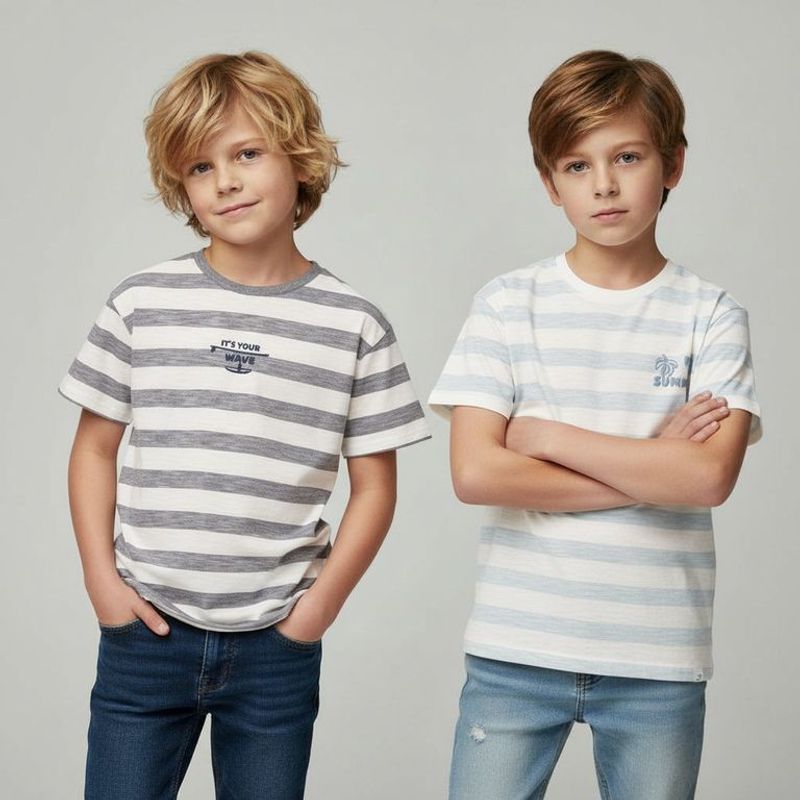 YAMP -  polo Niño Pack X2 Algodón Yamp