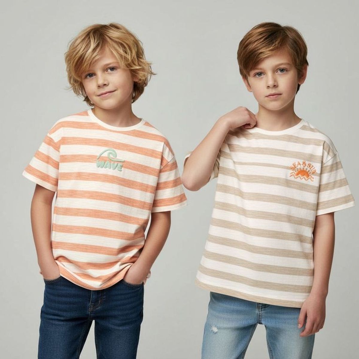 YAMP -  polo Niño Pack X2 Algodón Yamp