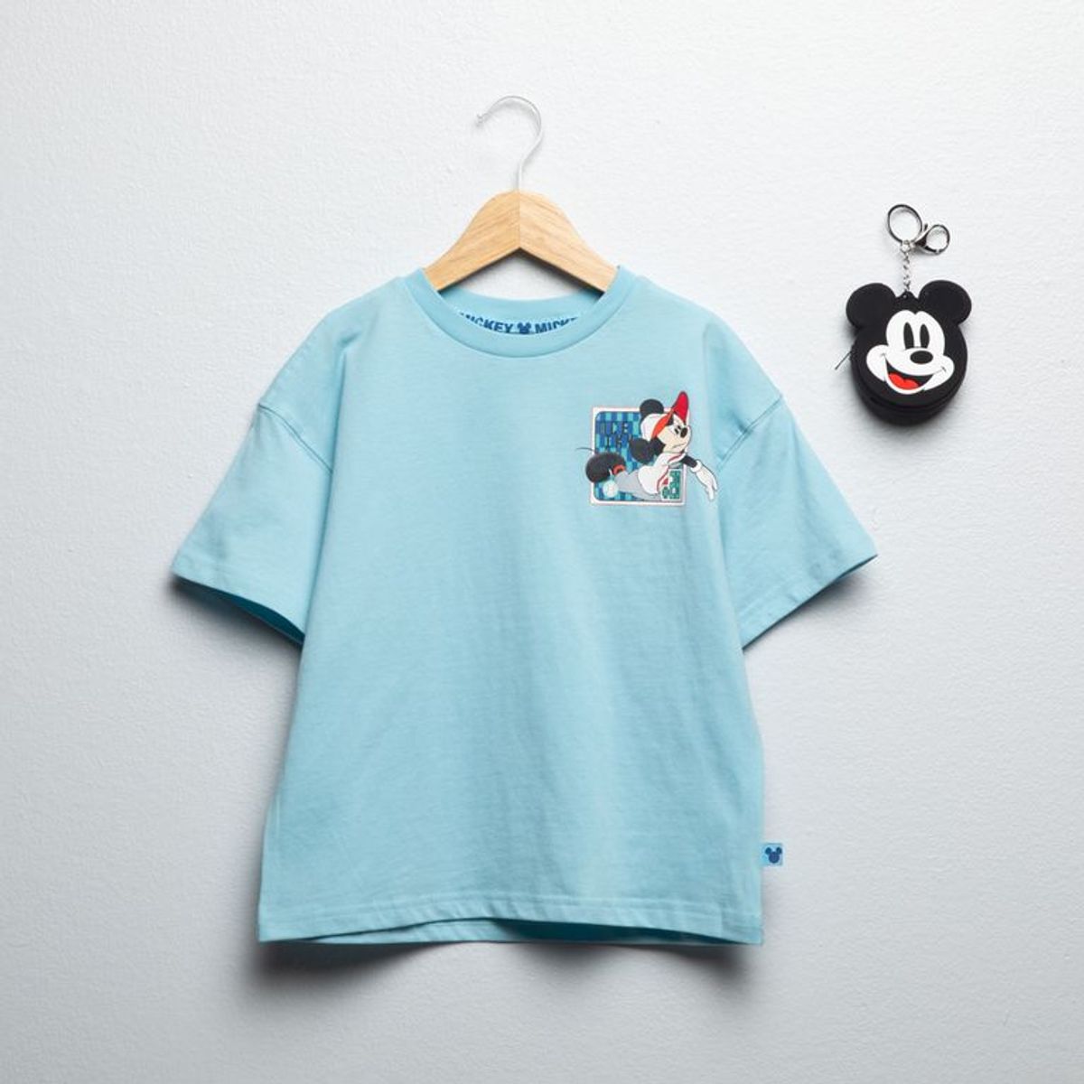 DISNEY - Polo Manga Corta Niño Algodón + Accesorio Mickey Mouse