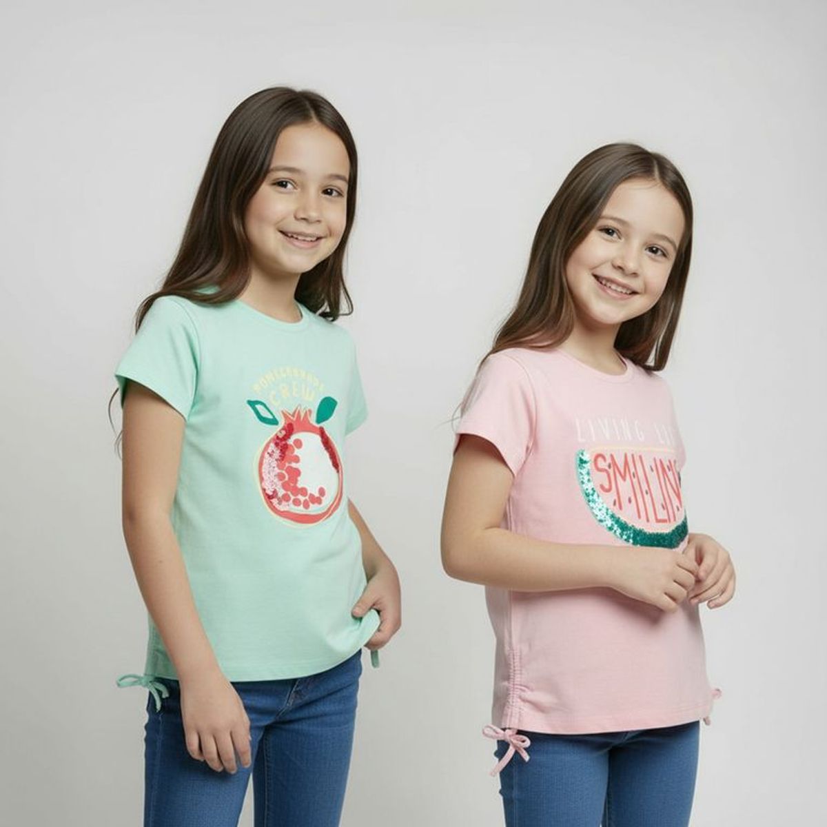 YAMP - Polo Niña Pack X2 Algodón Yamp