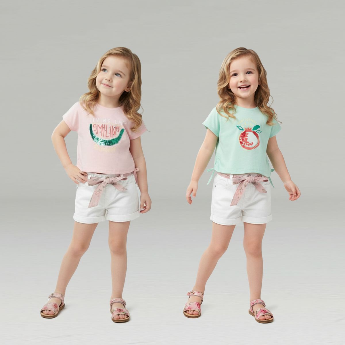 YAMP - Polo Niña Pack X2 Algodón Yamp