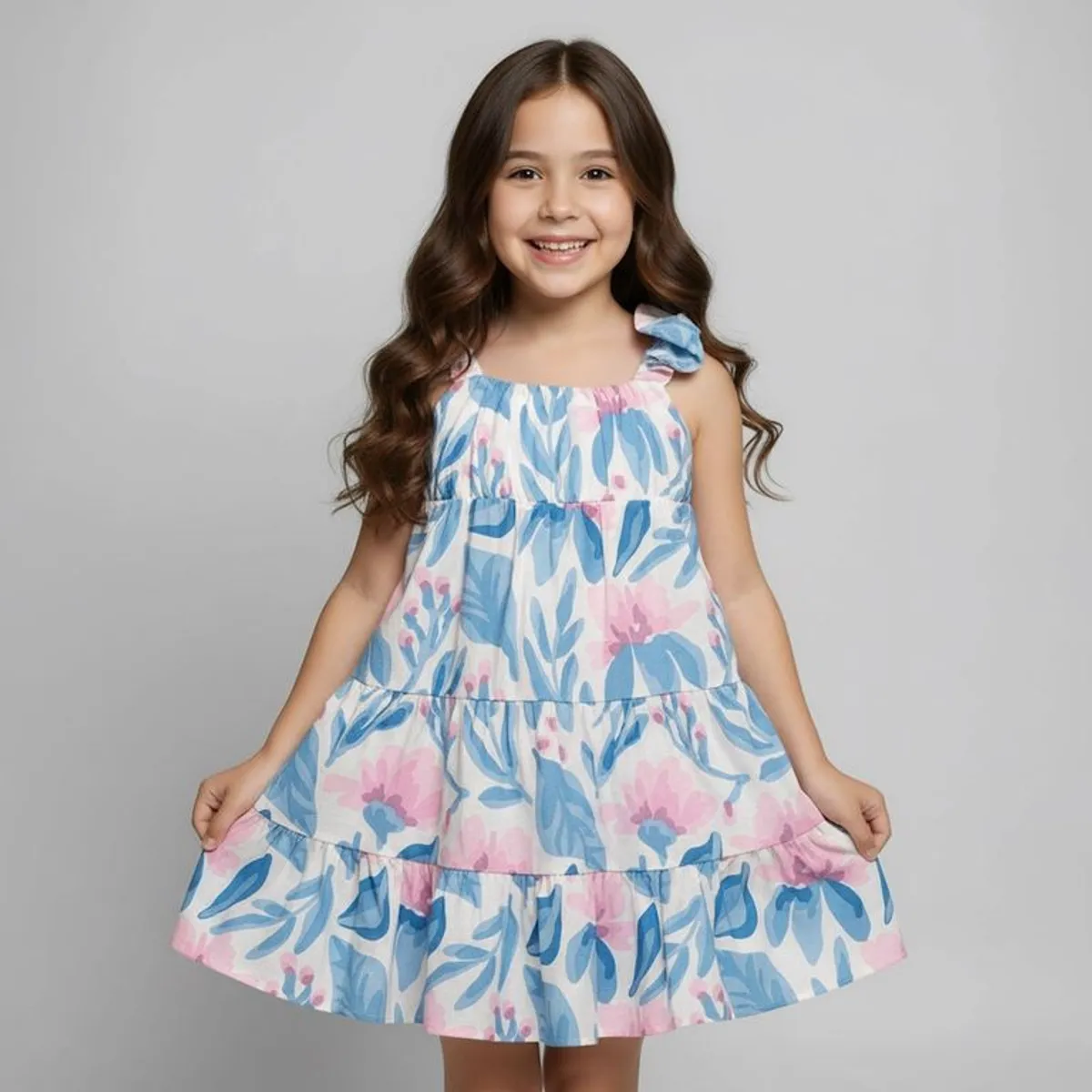 YAMP - Vestido Niña Algodón Yamp