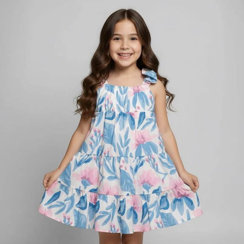 YAMP - Vestido Niña Algodón Yamp