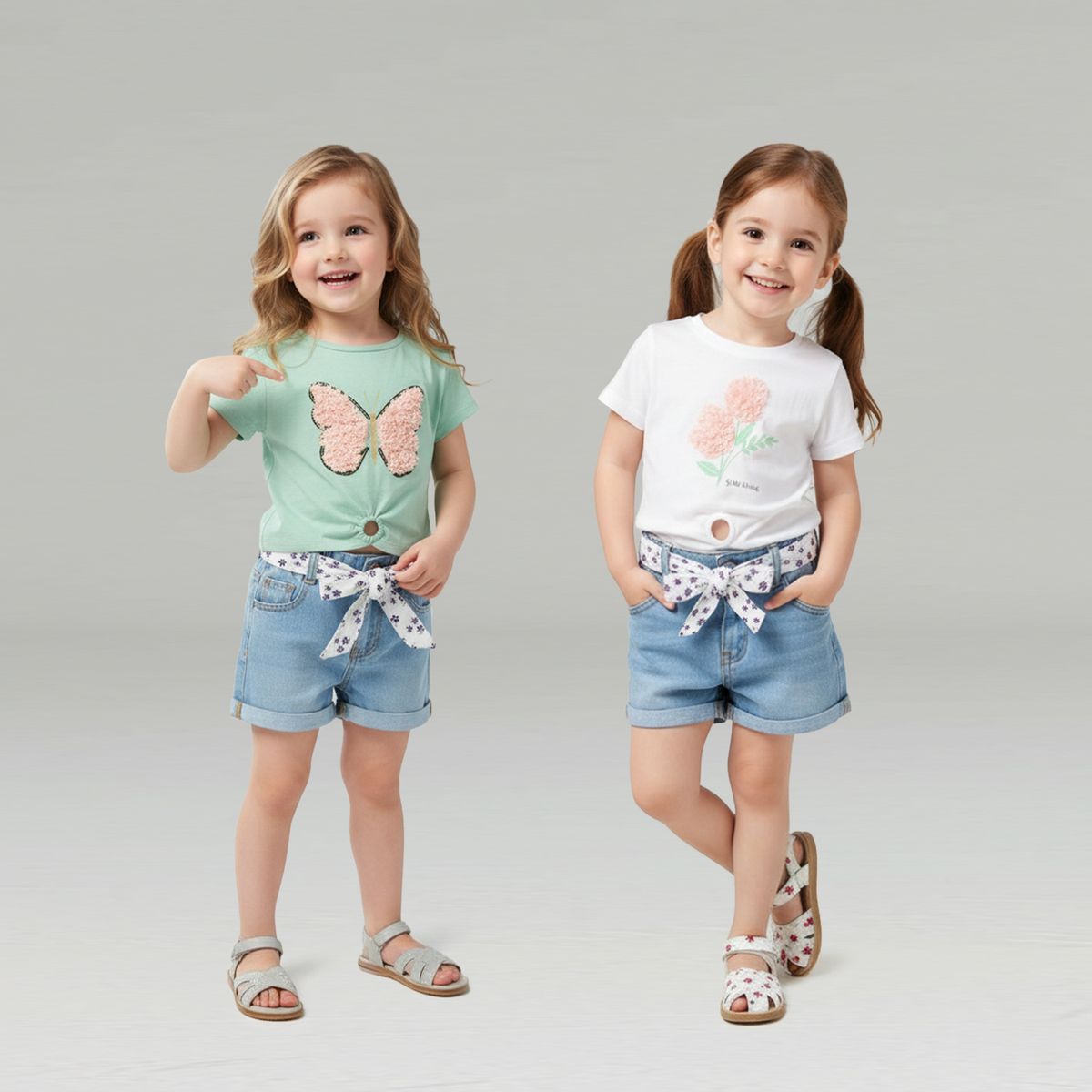 YAMP - Polo Niña Pack X2 Algodón Yamp