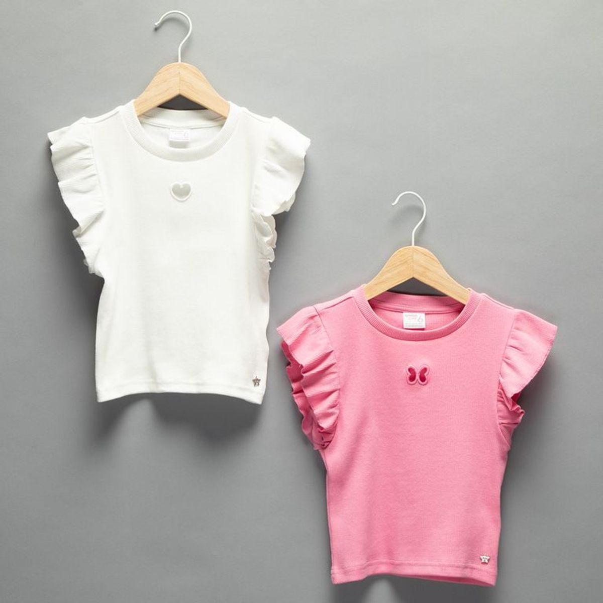 YAMP - Polo Niña Pack X2 Algodón Yamp