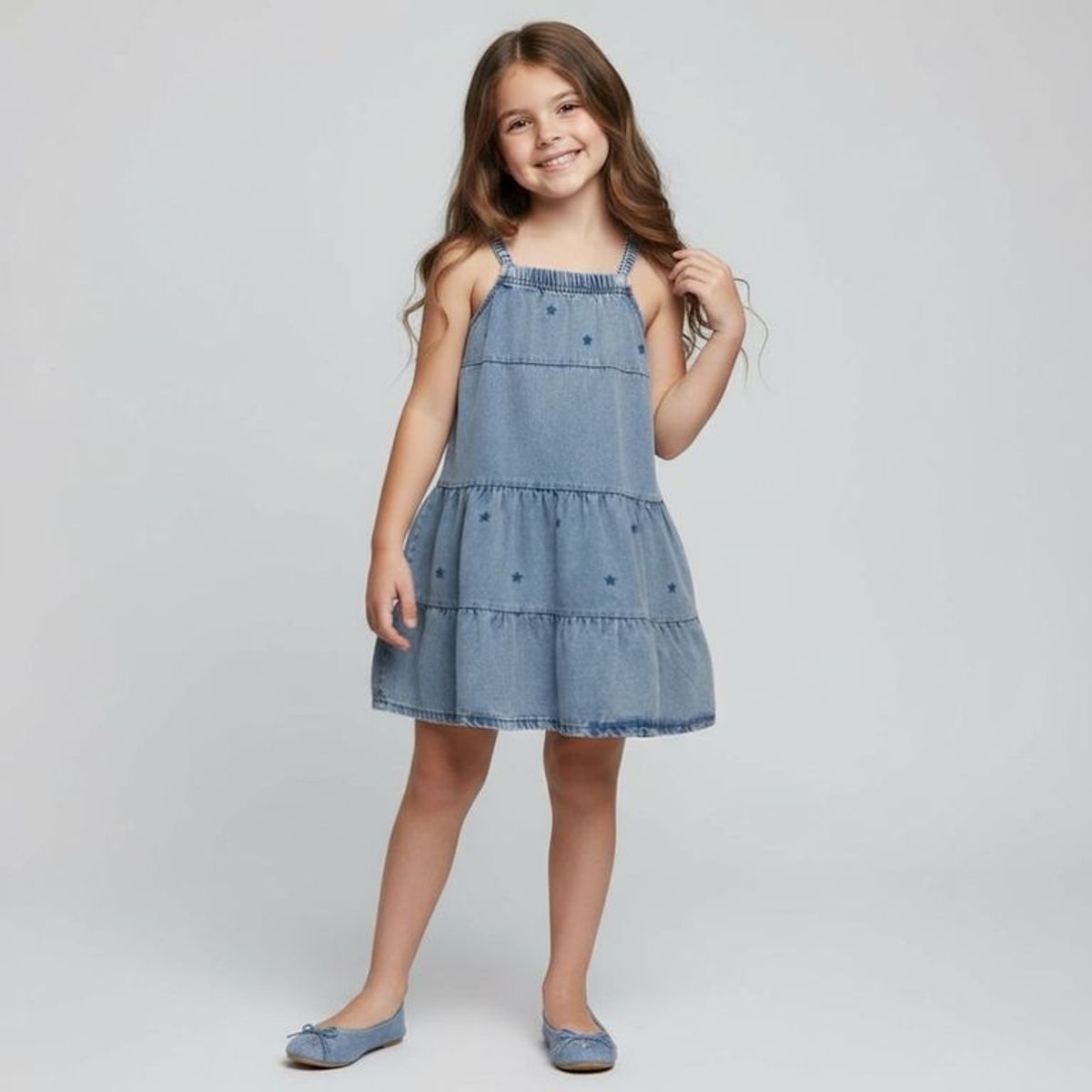 YAMP - Vestido Niña Algodón Yamp