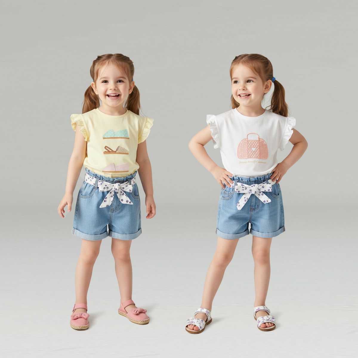 YAMP - Polo Niña Pack X2 Algodón Yamp