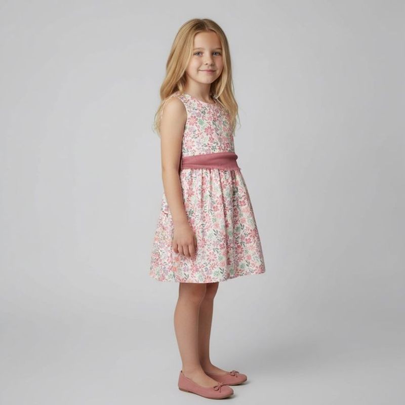 YAMP - Vestido Niña Algodón Yamp