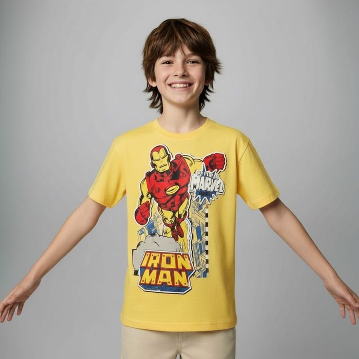 AVENGERS - Polo Manga Corta Niño Avengers