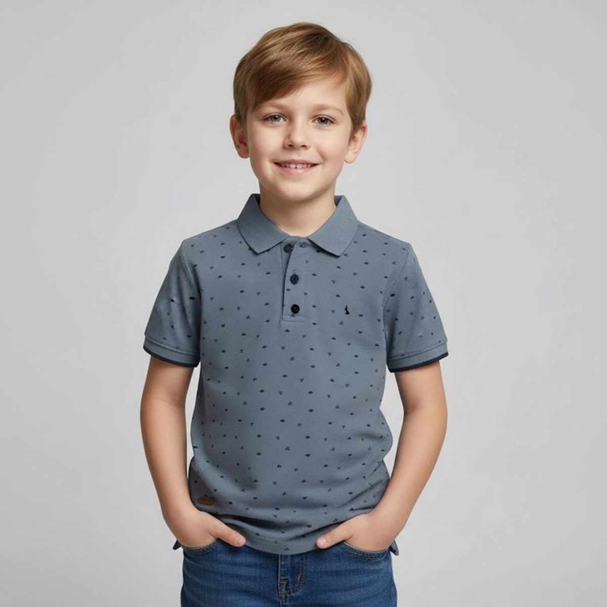 CONIGLIO - Polo Manga Corta Niño Algodón Coniglio