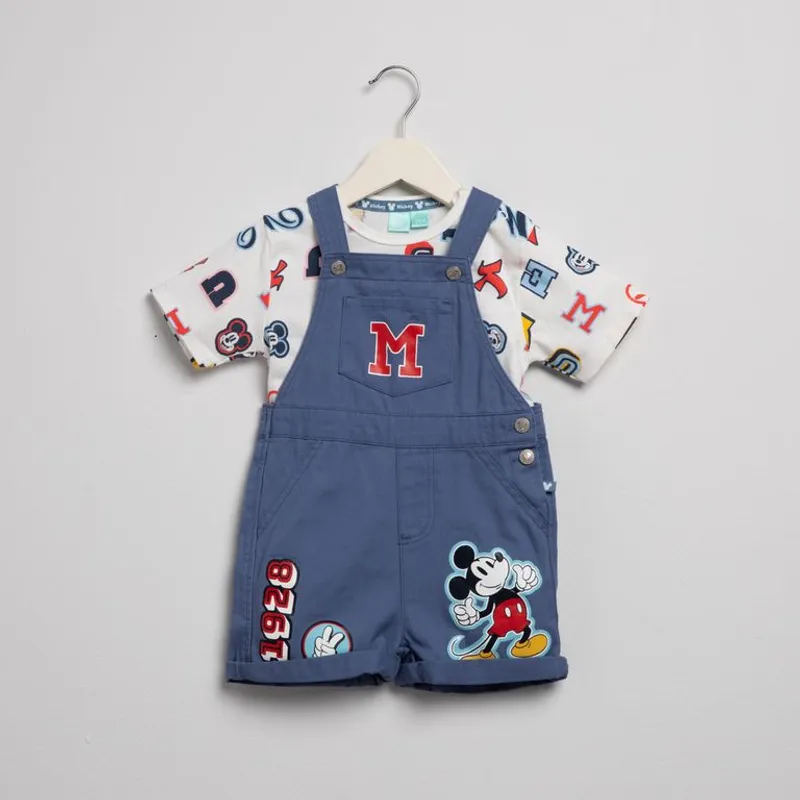 DISNEY - Conjunto Bebé Niño Algodón Mickey Mouse